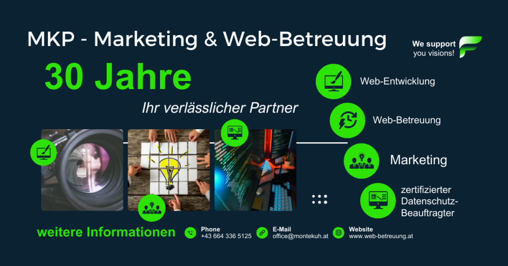 30 Jahre MKP Marketing und Web-Betreuung