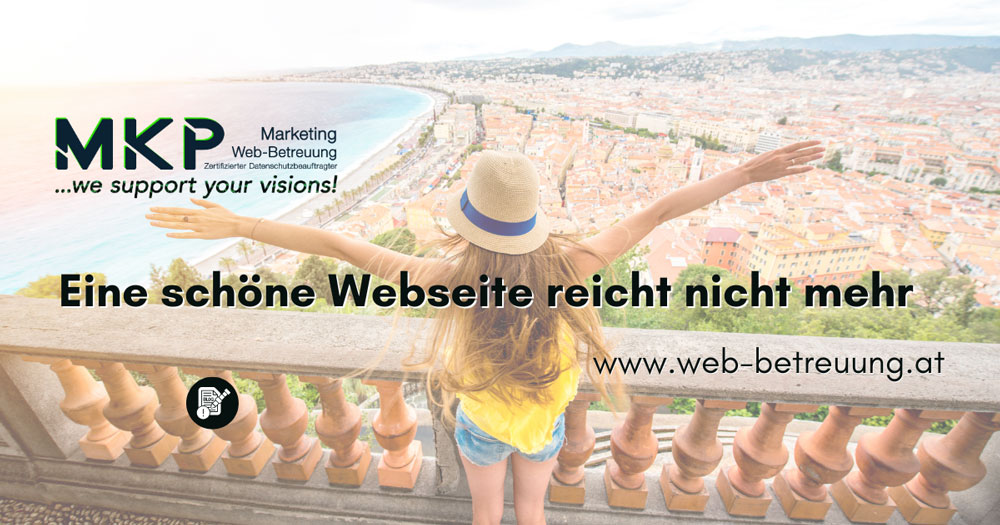 Eine schöne Webseite reicht nicht mehr | MKP Marketing und Web-Betreuung