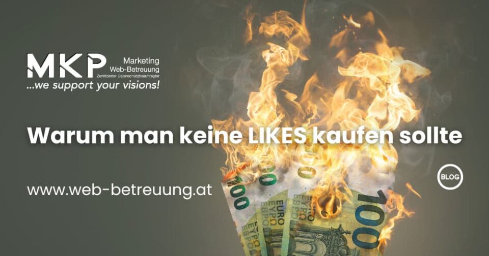 Warum man keine Likes kaufen sollte Warum man keine Likes kaufen sollte | MKP Marketing und Web-Betreuung