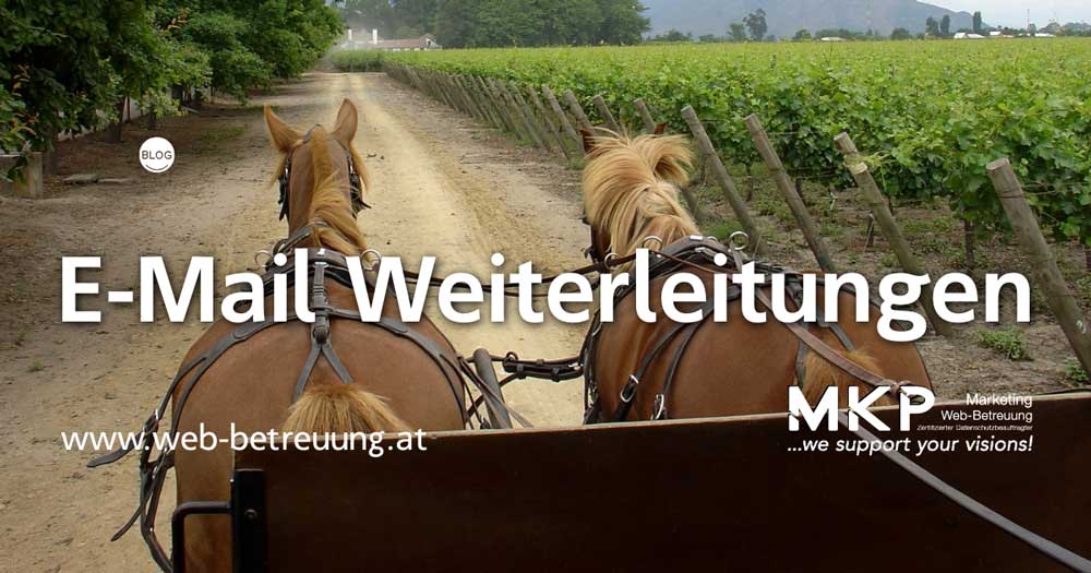 E-Mail Weiterleitungen | MKP Marketing und Web-Betreuung