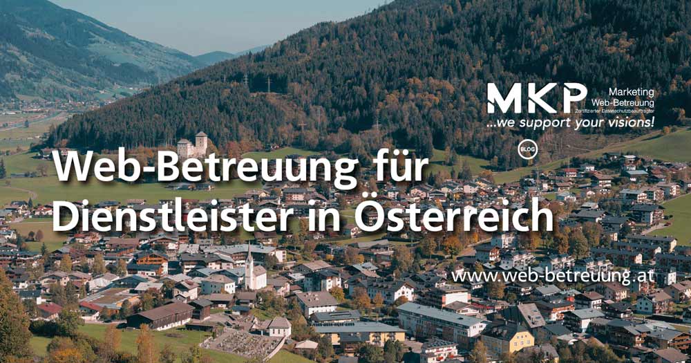 Web-Betreuung für Dienstleister in Österreich | MKP Marketing und Web-Betreuung