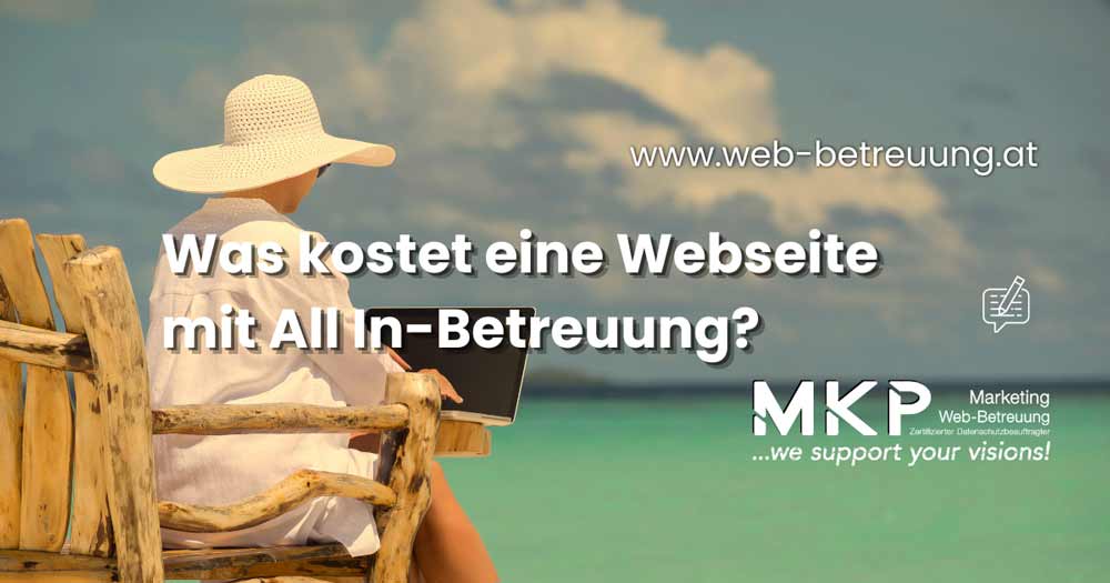 Was kostet eine Webseite mit All In-Betreuung? | MKP Marketing und Web-Betreuung