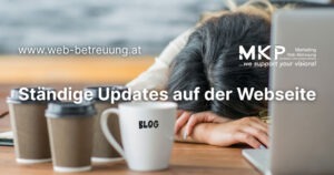 Ständige Updates auf der Webseite | MKP Marketing und Web-Betreuung