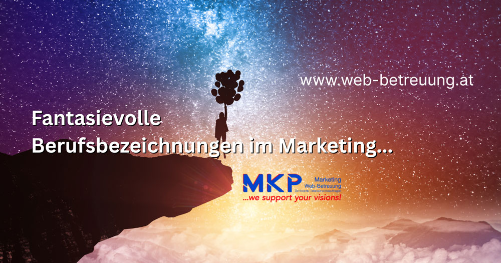 Kreative Berufsbezeichnungen im Marketing | MKP Marketing & Web-Betreuung