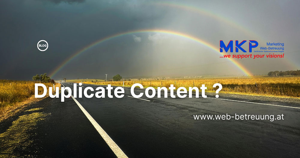 MKP Marketing & Web-Betreuung | Blog | Duplicate Content