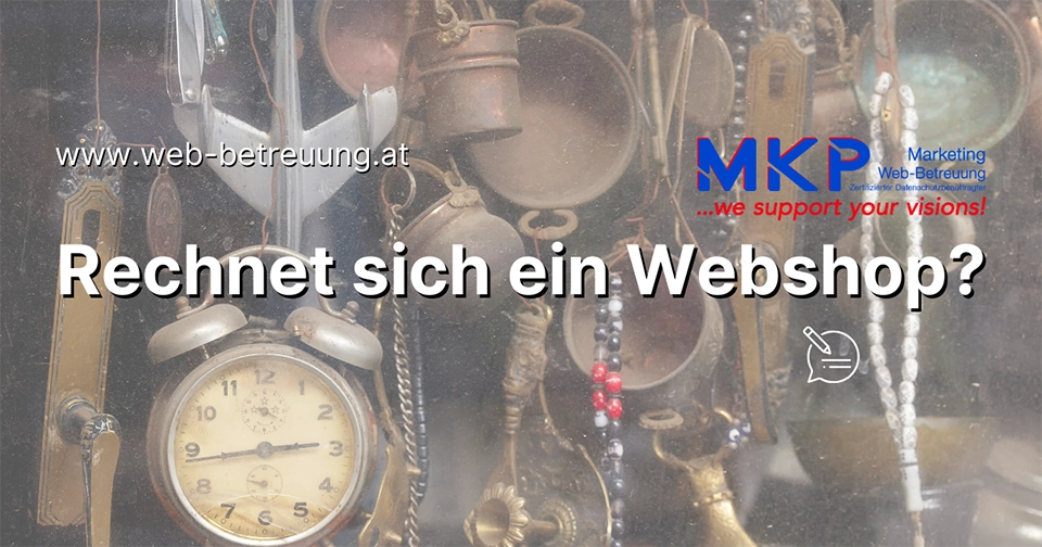 MKP Marketing & Web-Betreuung | Blog | Rechnet sich ein Webshop?