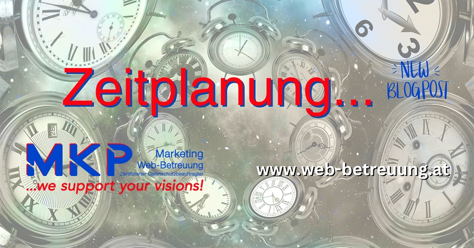 MKP Marketing & Web-Betreuung | Blog | Zeitplanung