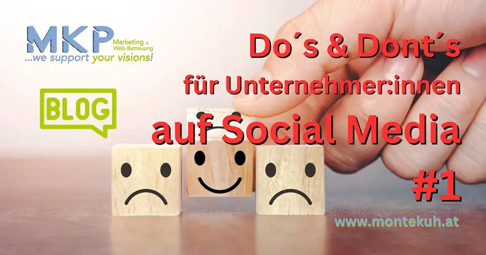 MKP Marketing & Web-Betreuung | Blog | Do´s & Dont´s auf Social Media