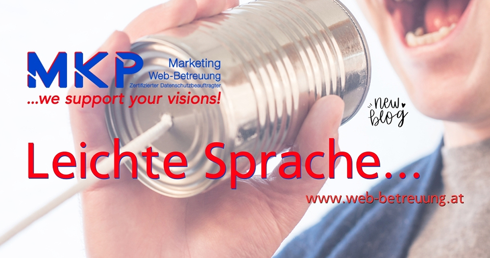 MKP Marketing & Web-Betreuung | Blog | Leichte Sprache