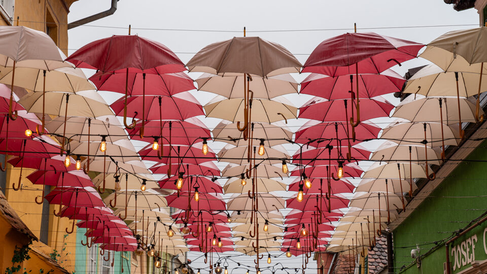 Romania | Sighișoara | Umbrellas