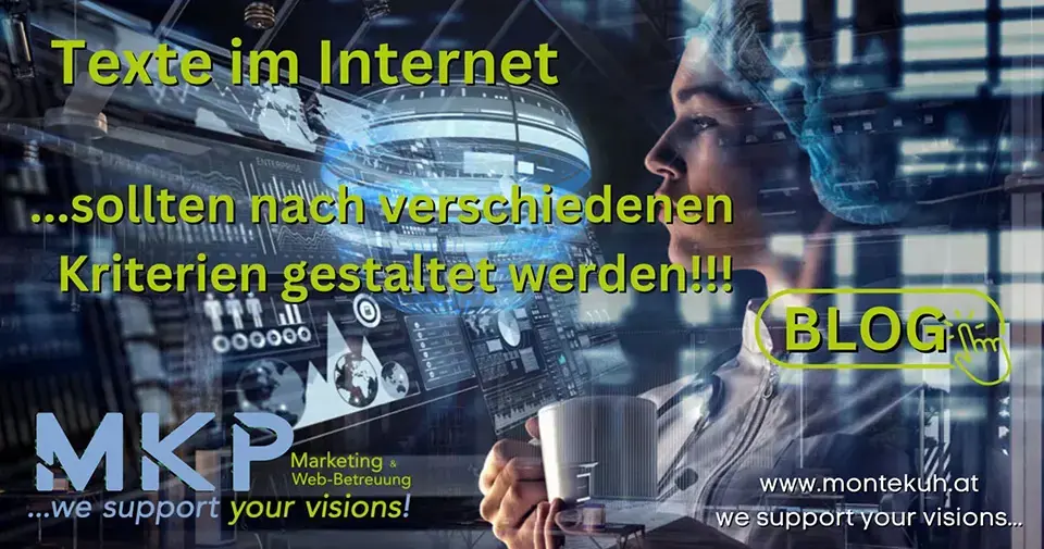 MKP Marketing & Web-Betreuung | Blog | Texte im Internet