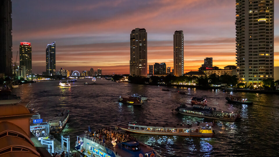 Thailand | Bangkok | River at Night