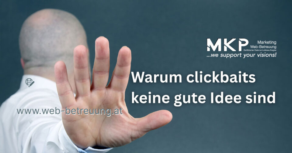 Warum clickbaits keine gute Idee sind